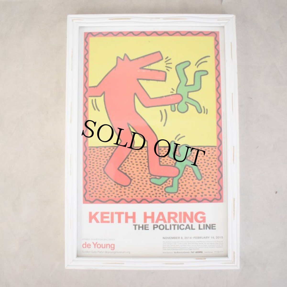 画像1: Keith Haring "The political line" (1)