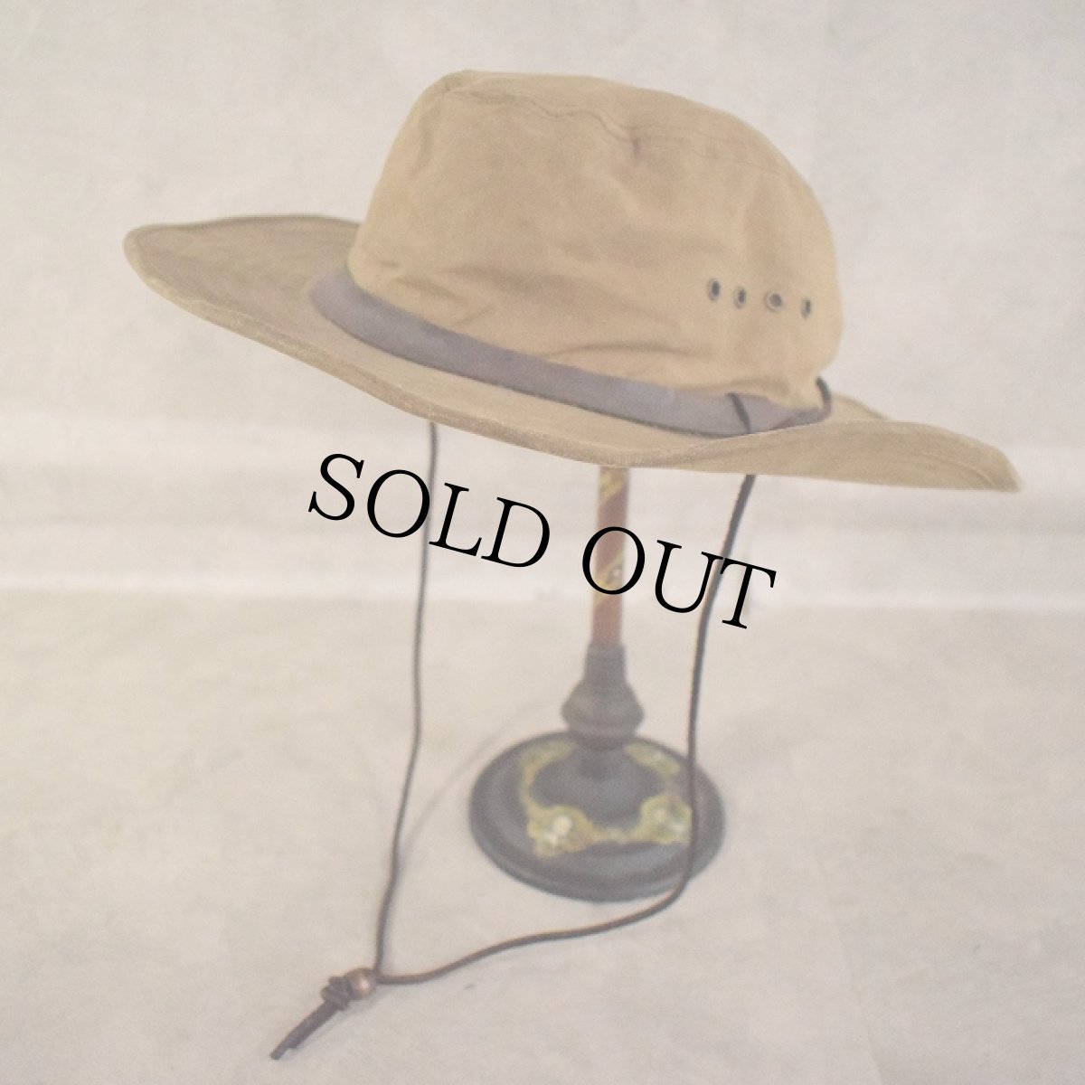 画像1: 60's USA製 FILSON TIN CLOTH PACKER HAT ? (1)