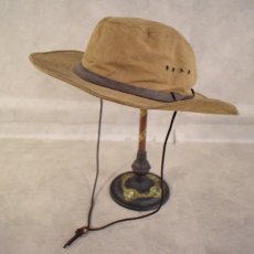 画像1: 60's USA製 FILSON TIN CLOTH PACKER HAT ? (1)