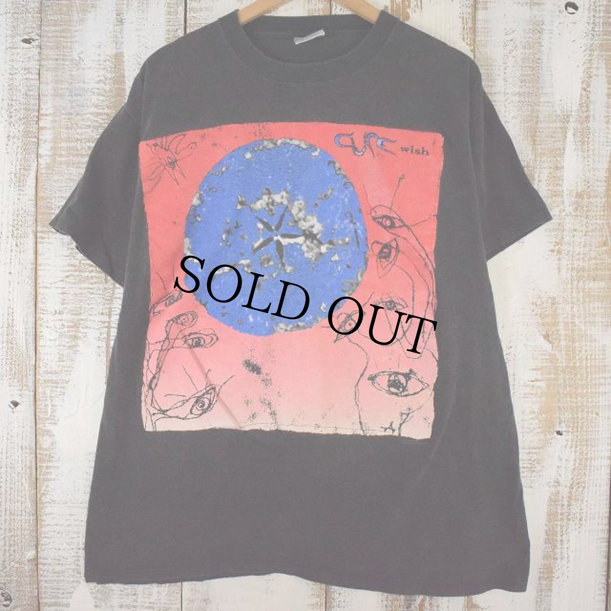 画像1: 90's The Cure "Wish" USA製  ロックバンドTシャツ (1)