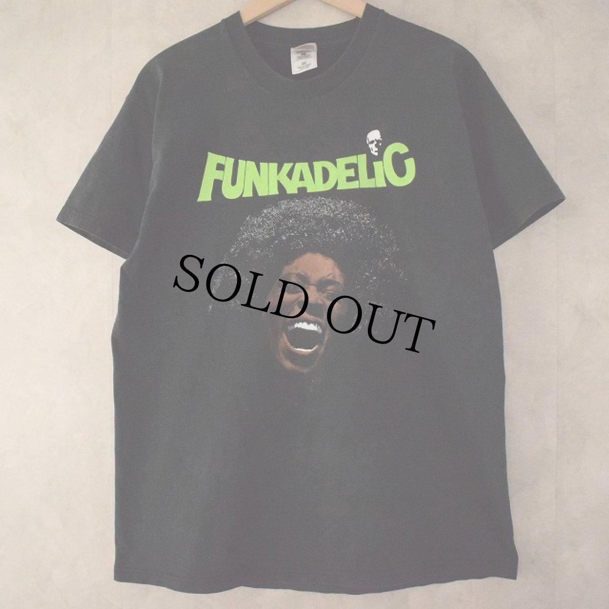 画像1: FUNKADELIC "Maggot Brain" ドゥーワップファンクバンドTシャツ L (1)