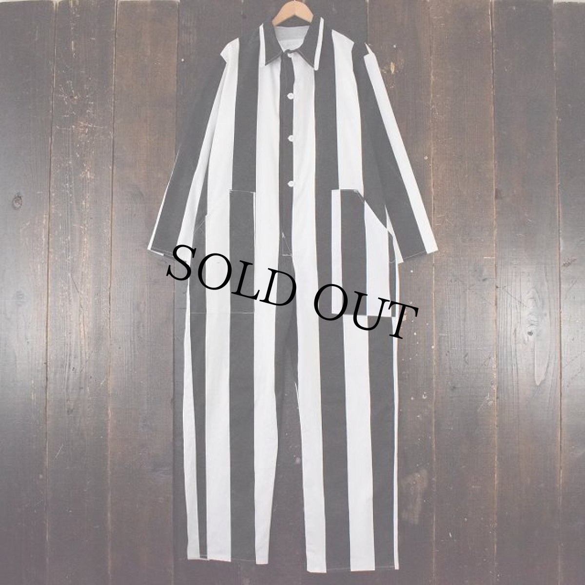 画像2: "DALLAS COUNTY JAIL" 囚人 ステンシル入り オールインワン XL (2)