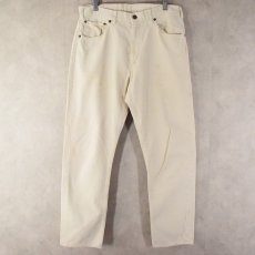 画像1: 60's Levi's 911B BIGE Pique Pants W31 (1)