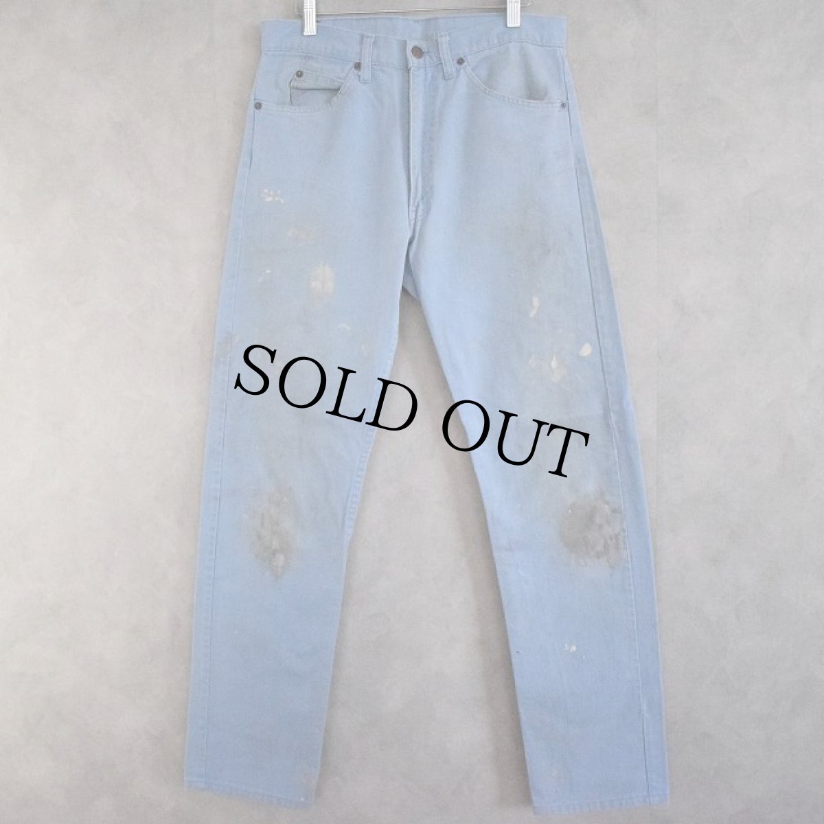 画像1: 60's〜 Levi's 505 USA製 COTTON TWILL カツラギパンツ W31 (1)