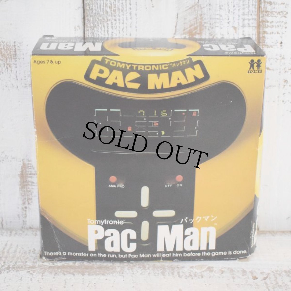 画像2: 80's Tomytronic PAC MAN Handheld Arcade Game 箱付き (2)