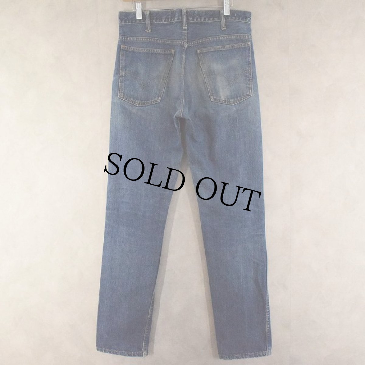 画像2: 60's LEVI'S 606 BIGE デニムパンツ W32 (2)