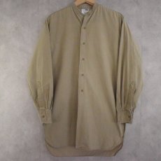 画像1: 60's British Army Khaki No2 Dress Shirts 14 1/2 (1)