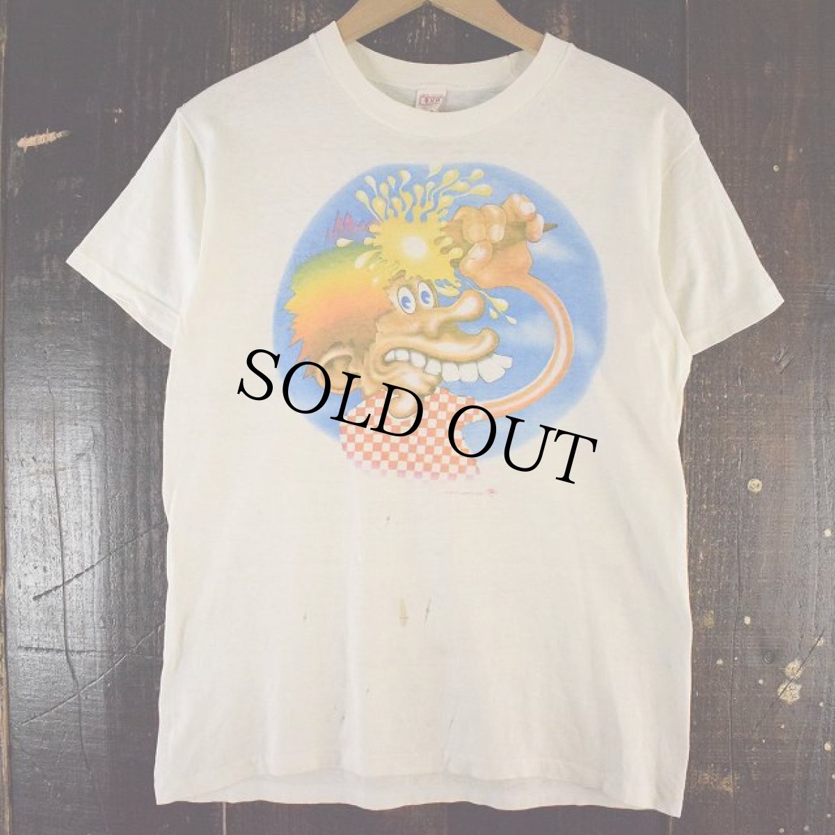 画像1: 70's GRATEFUL DEAD "アイスクリームキッド" ロックバンドTシャツ L (1)