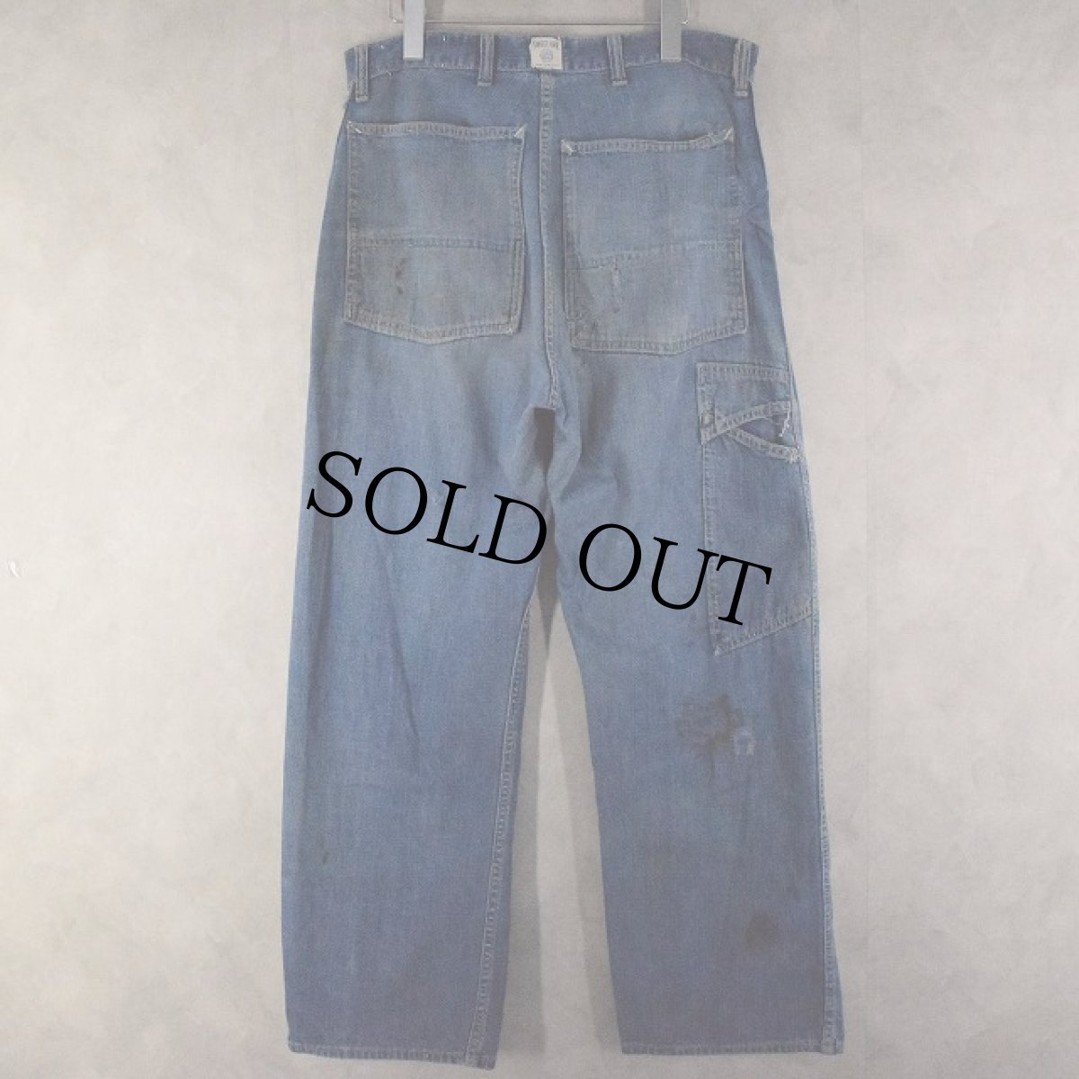 画像1: 50's SWEET-ORR Denim Painter Pants W34 (1)