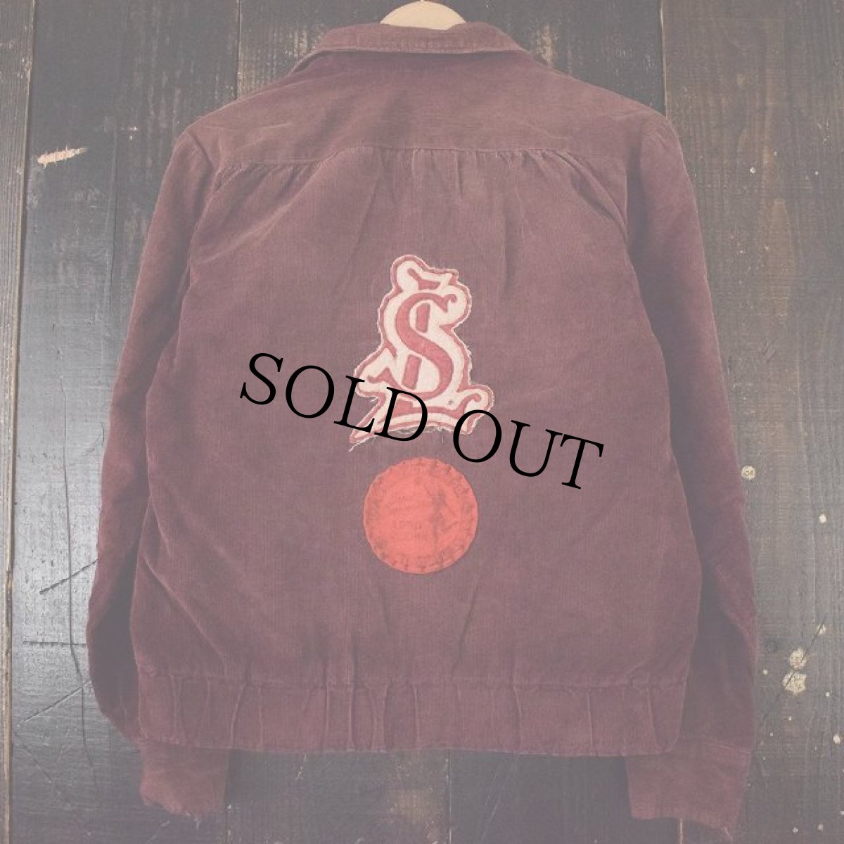 画像2: 50's ワッペン付き コーデュロイスタジャン (2)