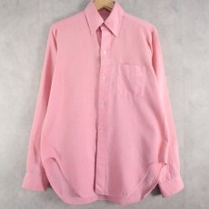画像1: 60〜70's  BrooksBrothers コットンポリ ボタンダウンシャツ (1)