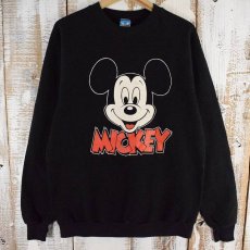 画像1: 80's DISNEY USA製 Mickey Mouse キャラクタースウェット XL (1)