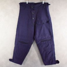 画像1: 50's ROYAL NAVY SUBMARINE TROUSERS W30-38 (1)