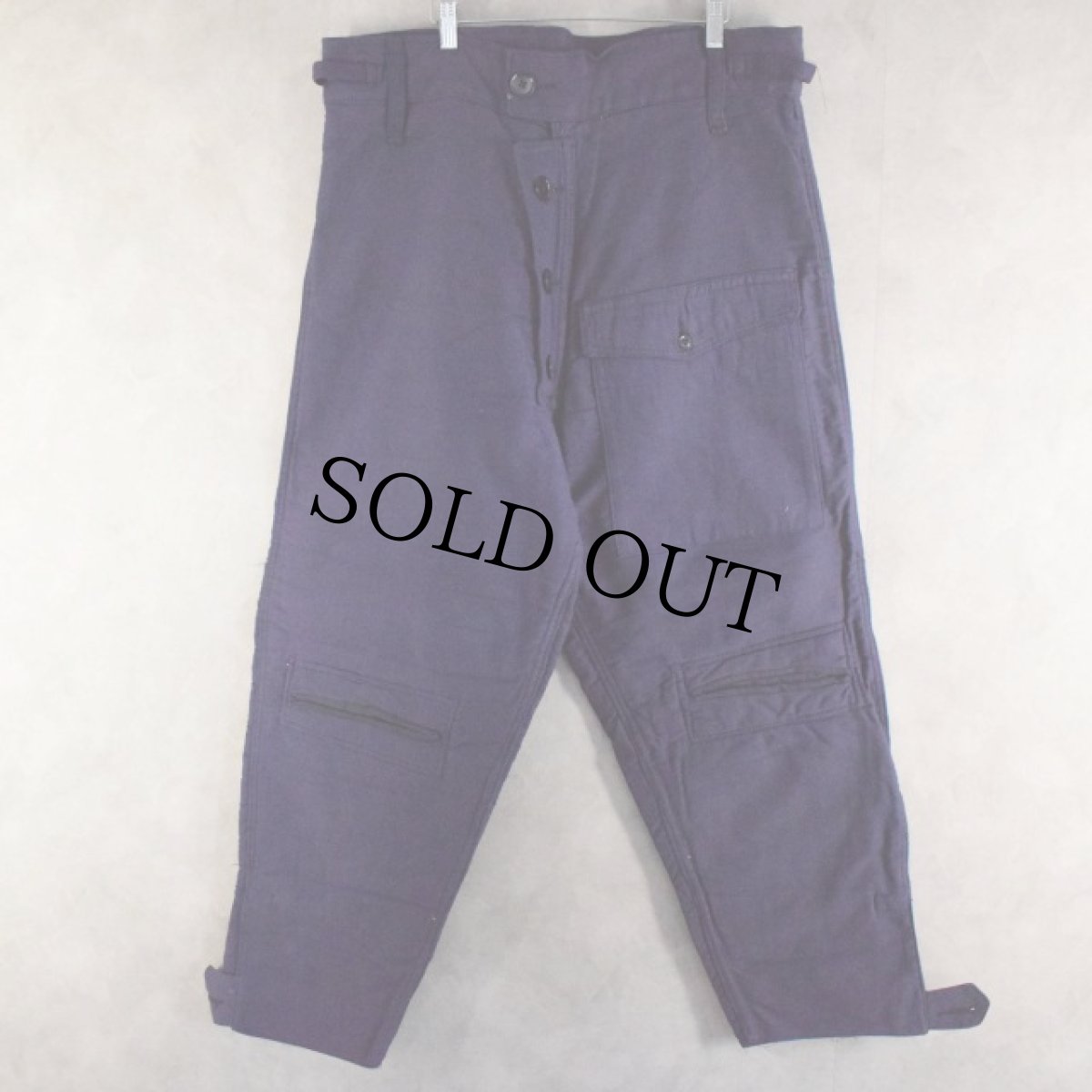 画像2: 50's ROYAL NAVY SUBMARINE TROUSERS W30-39 DEADSTOCK (2)