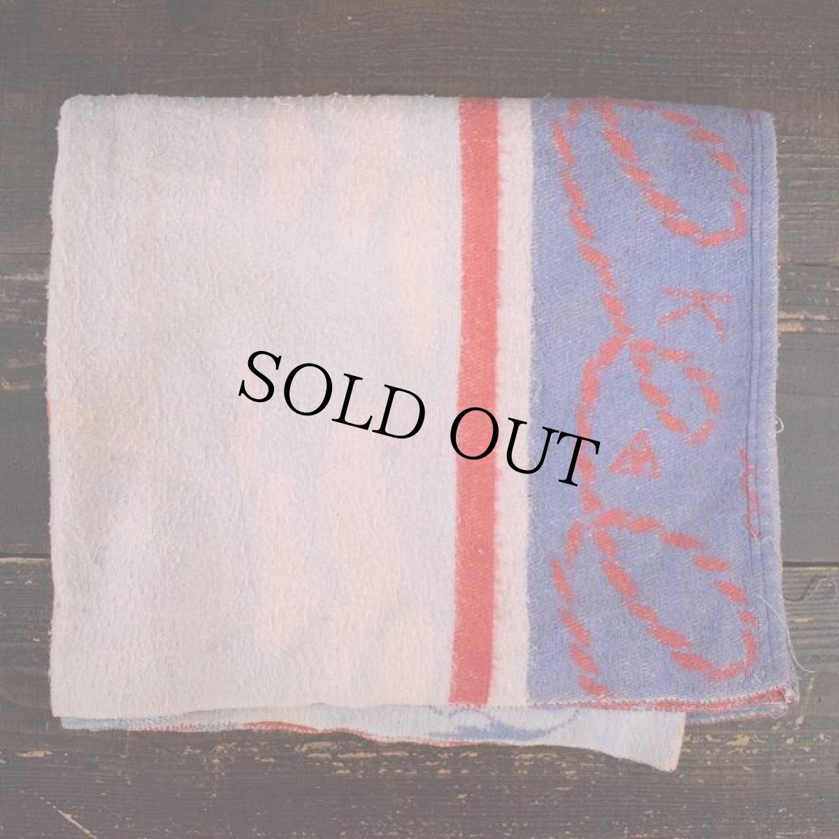 画像2: VINTAGE 牧場イラスト柄 ブランケット (2)