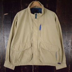 画像1: 80〜90's Patagonia フルジップ ナイロンジャケット M (1)