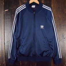 画像1: 80's adidas USA製 トラックジャケット L (1)