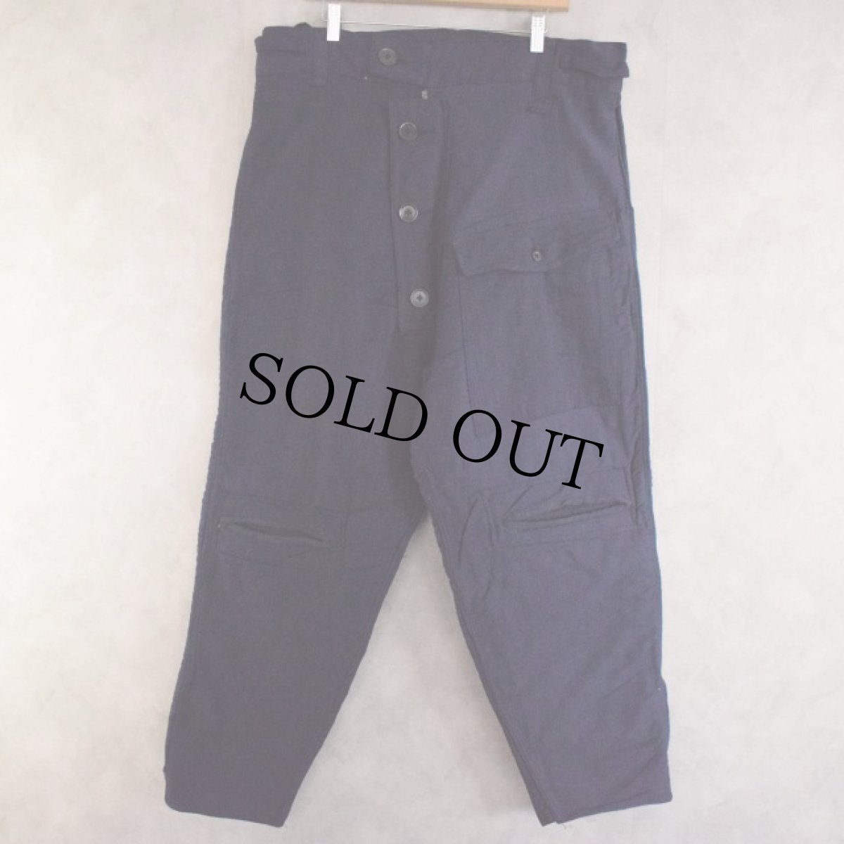 画像1: 50's ROYAL NAVY SUBMARINE TROUSERS W28-39 (1)