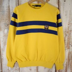 画像1: Polo by Ralph Lauren ユニバッチ付き 前Vスウェット XL (1)