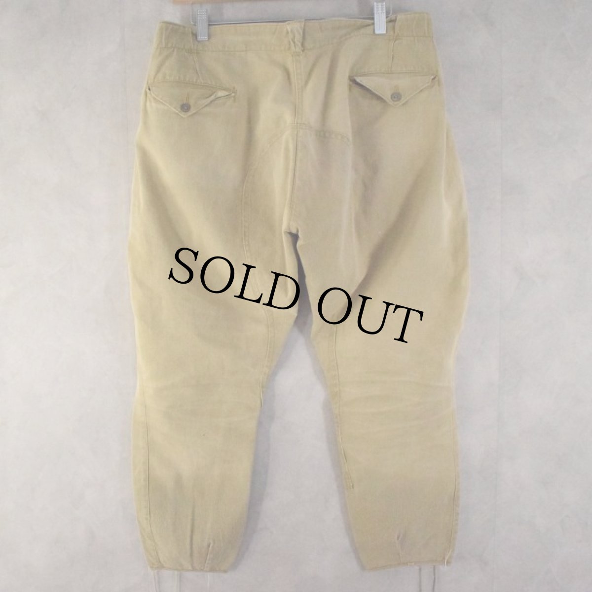 画像2: 〜30's "メタルボタン" Joppers Pants W33 (2)