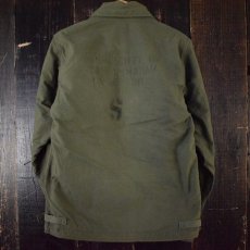 画像1: 70's U.S.NAVY A-2 ステンシル入り デッキジャケット SMALL (1)