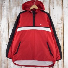 画像1: NIKE ナイロンアノラックパーカ L (1)