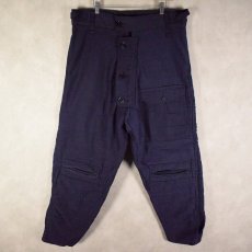 画像1: 50's ROYAL NAVY "SUBMARINE" ARCTIC TROUSERS DEADSTOCK (1)