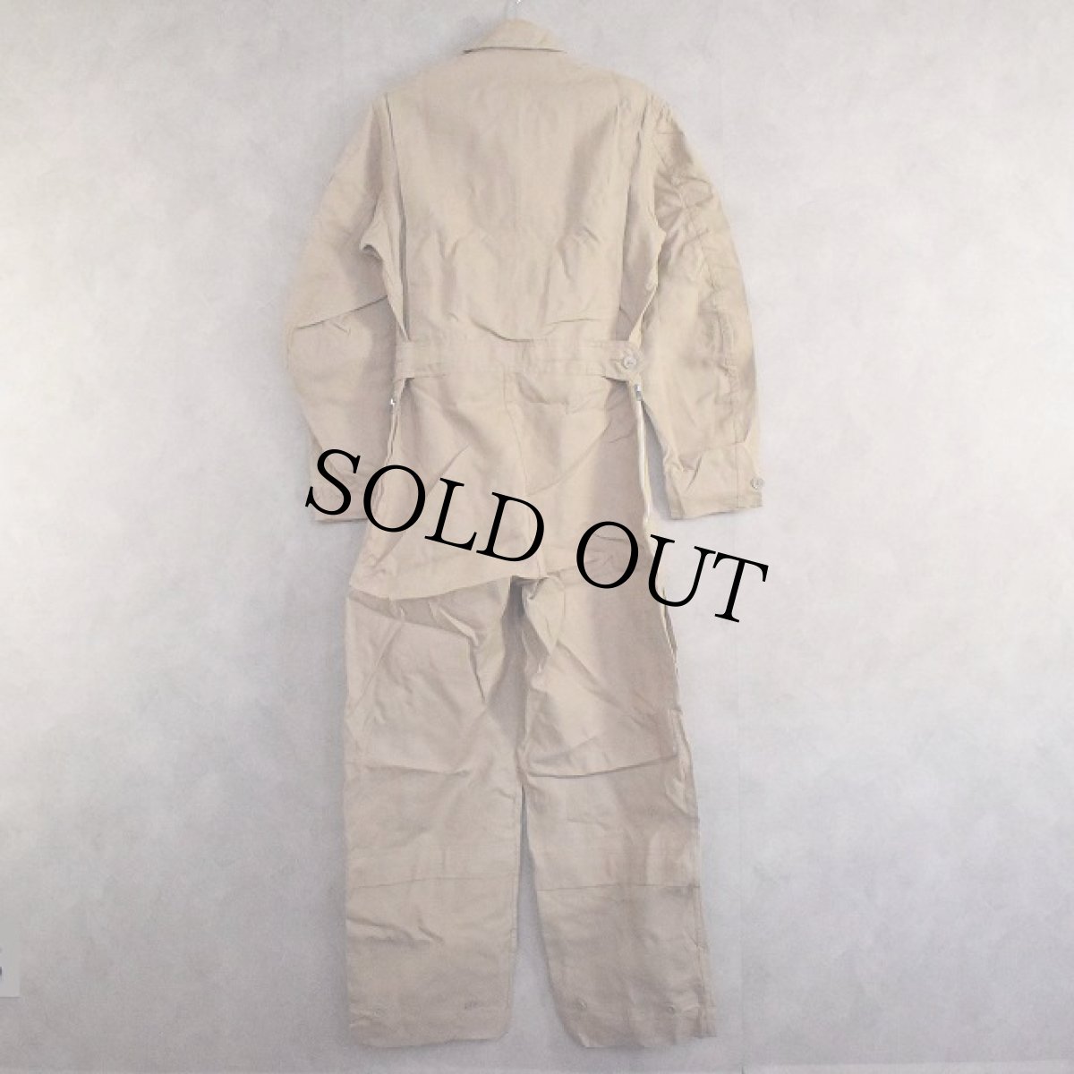 画像2: 50's BUAER-U.S.NAVY Summer Flying Coverall 38 LONG (2)