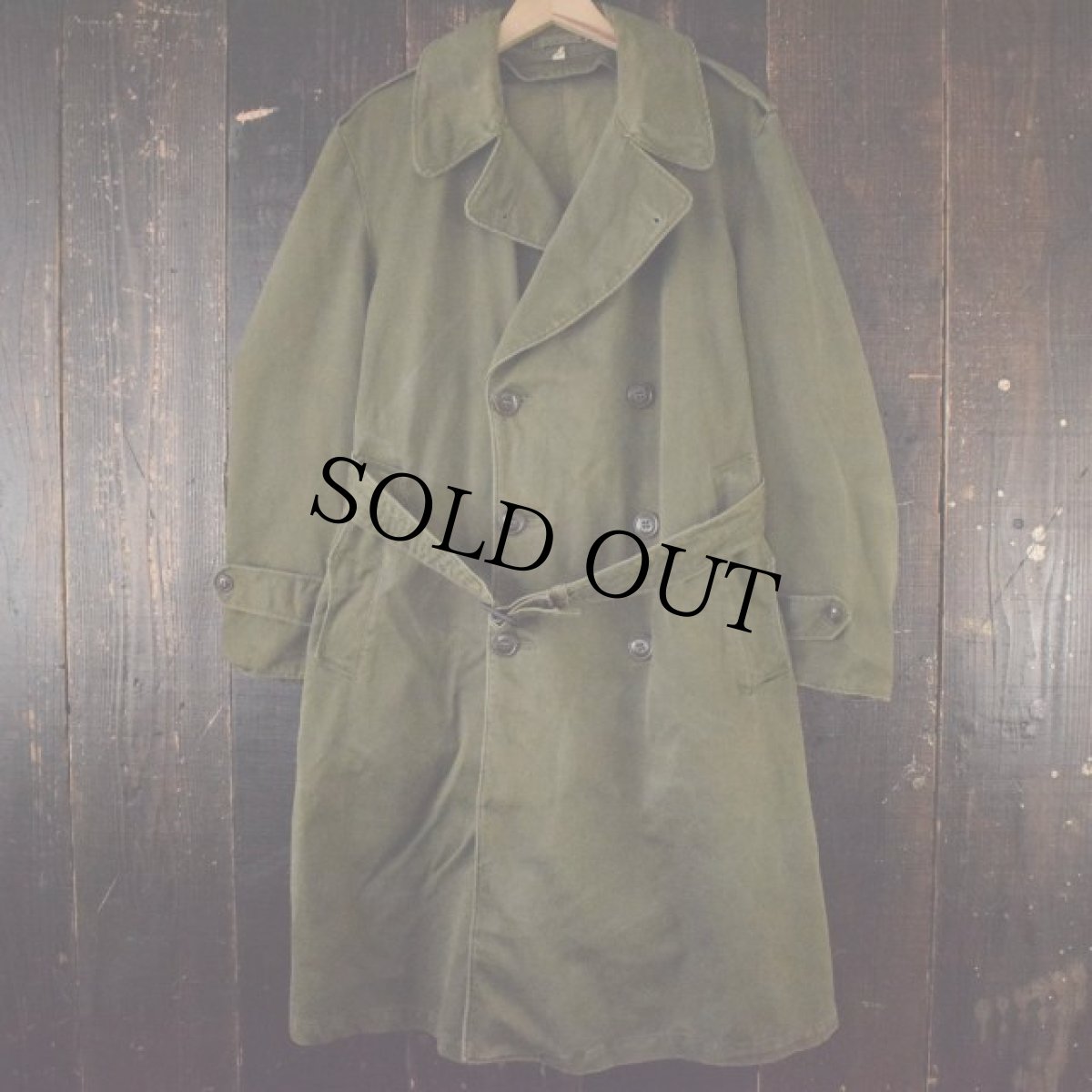 画像1: 50's U.S.ARMY OVERCOAT Short-Medium (1)