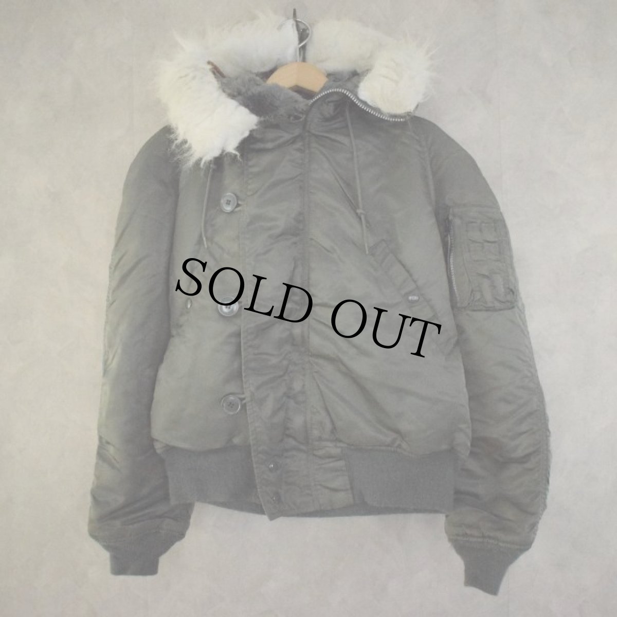 画像1: 80's U.S.AF N-2B Flight Jacket SMALL (1)