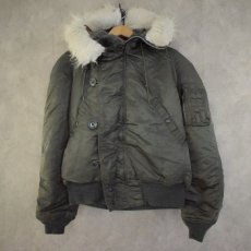 画像1: 80's U.S.AF N-2B Flight Jacket SMALL (1)