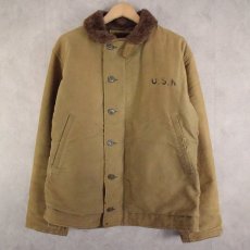 画像1: 40's US.NAVY N-1 デッキジャケット (1)