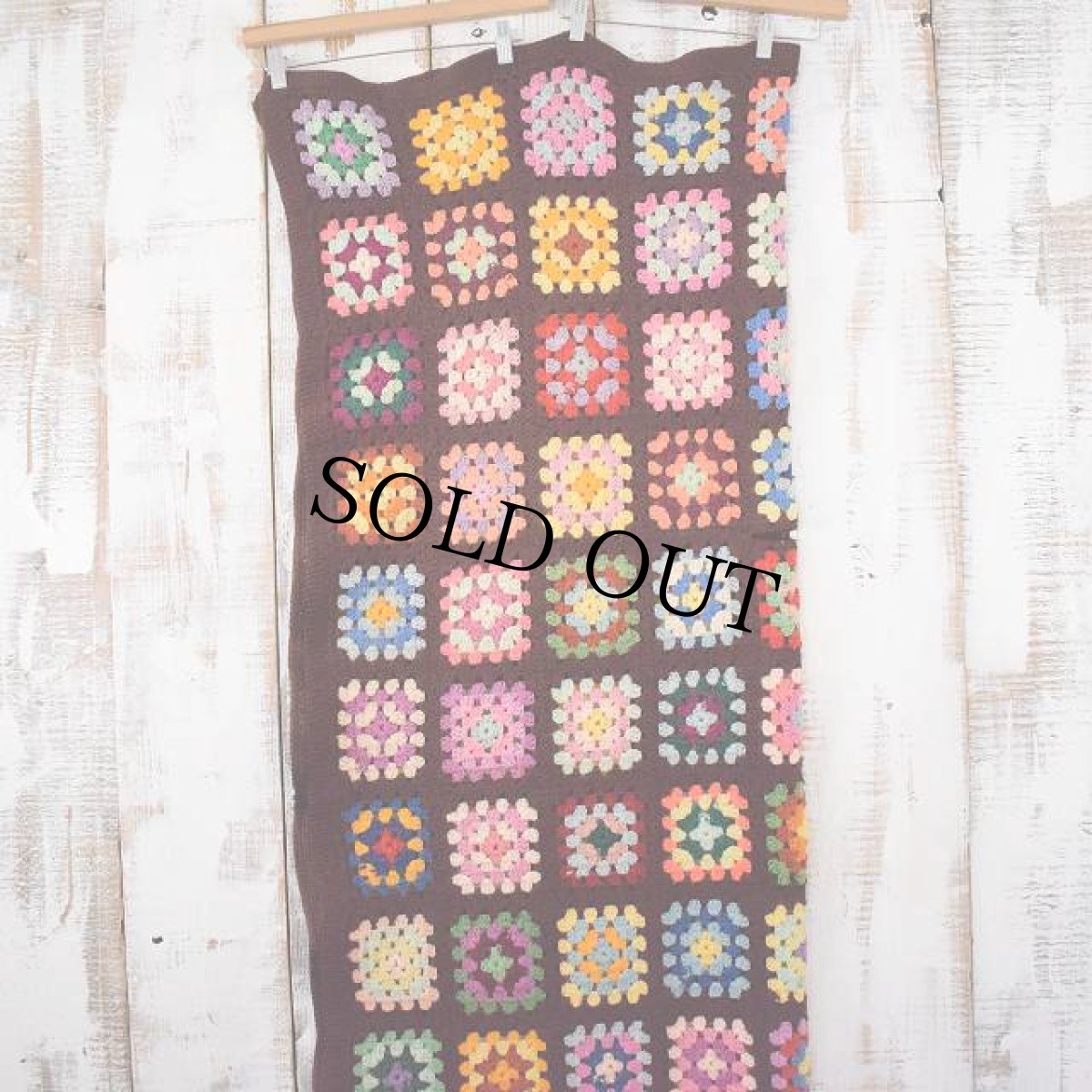 画像2: グラニースクエア ブランケット (2)