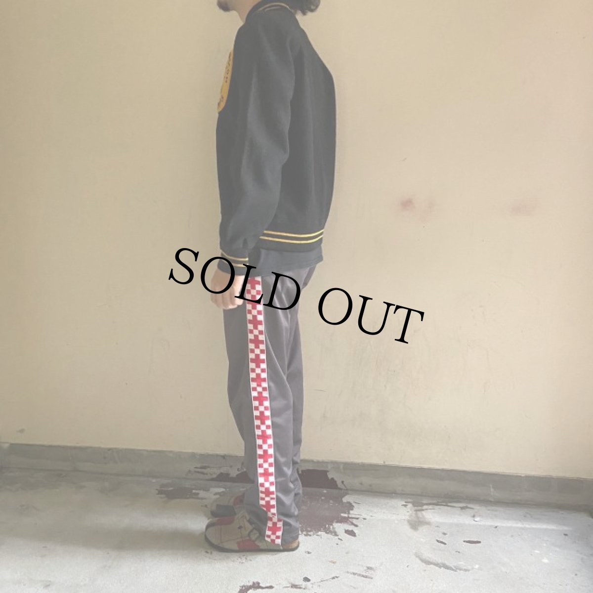 画像3: 50's Wilson USA製 ワッペン付き ウールボタンスタジャン 36 (3)