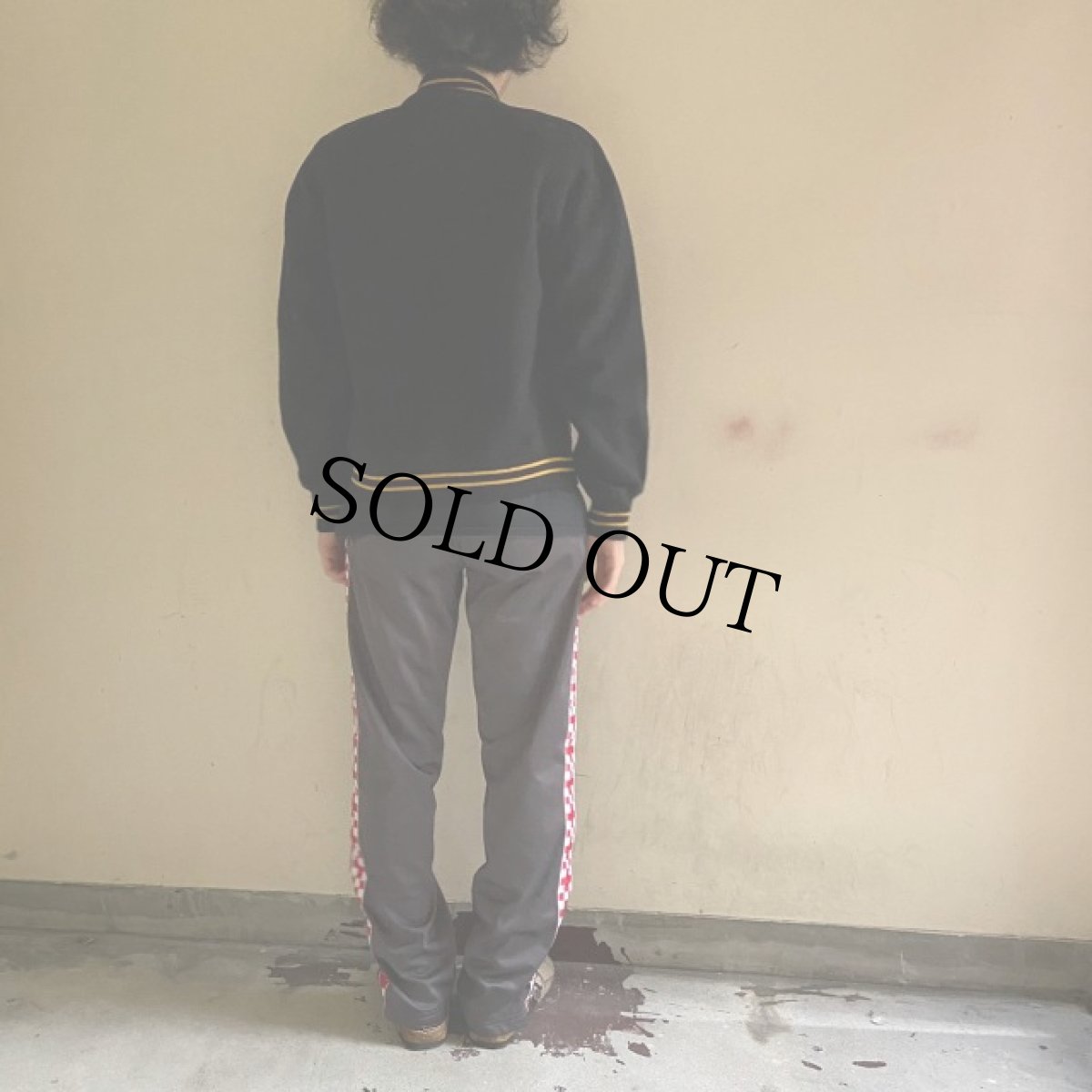 画像4: 50's Wilson USA製 ワッペン付き ウールボタンスタジャン 36 (4)