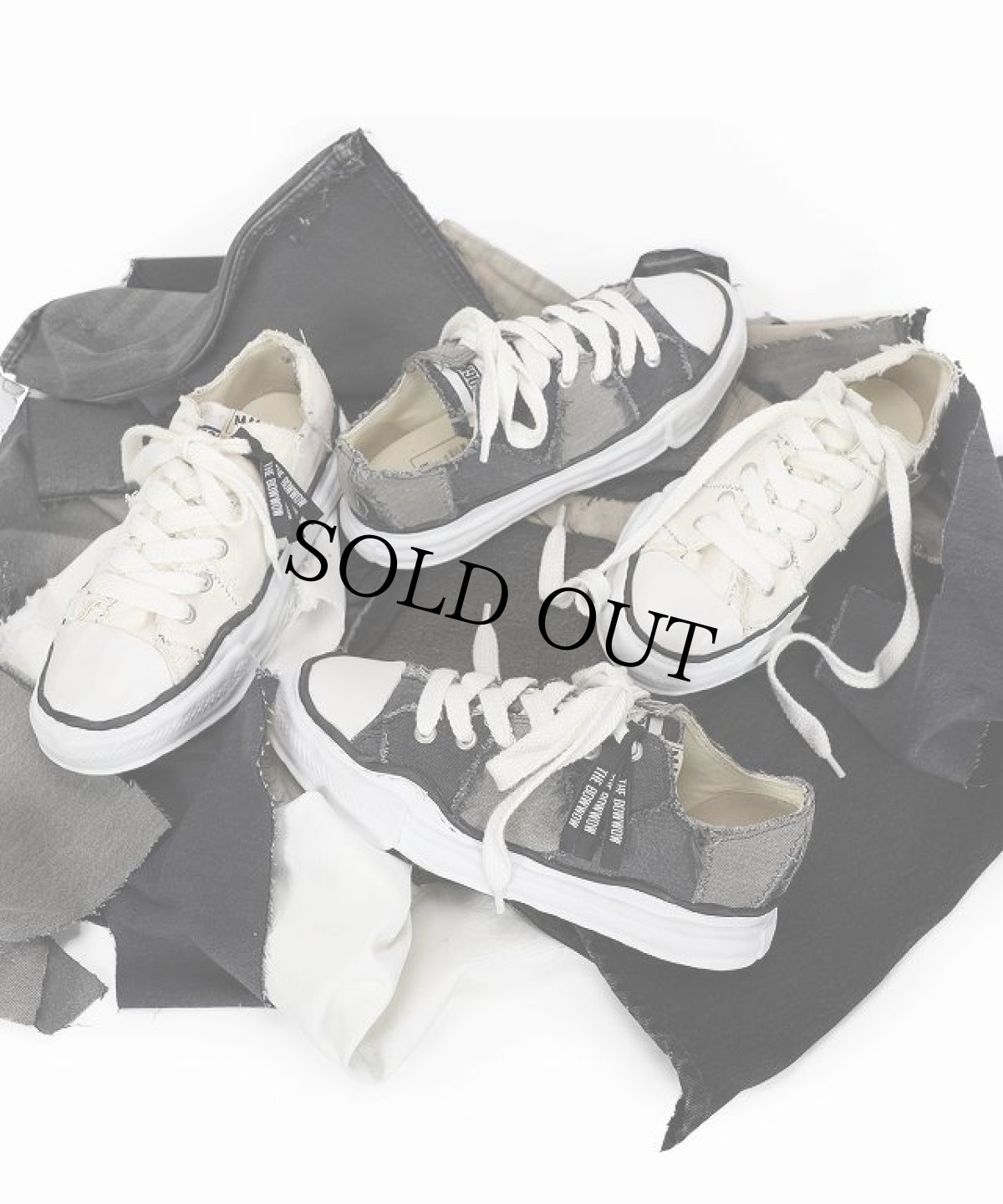 画像3: BOW WOW × RECOGNIZE × Maison MIHARAYASUHIRO  Collaborations “PATCHWORK” SNEAKERS WHITE 【SIZE 41 】 (3)