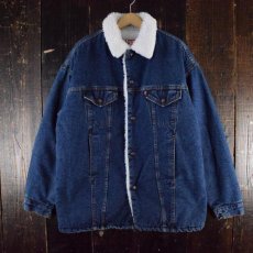 画像1: Levi's 71605-0216 USA製 デニムボアランチコート L (1)