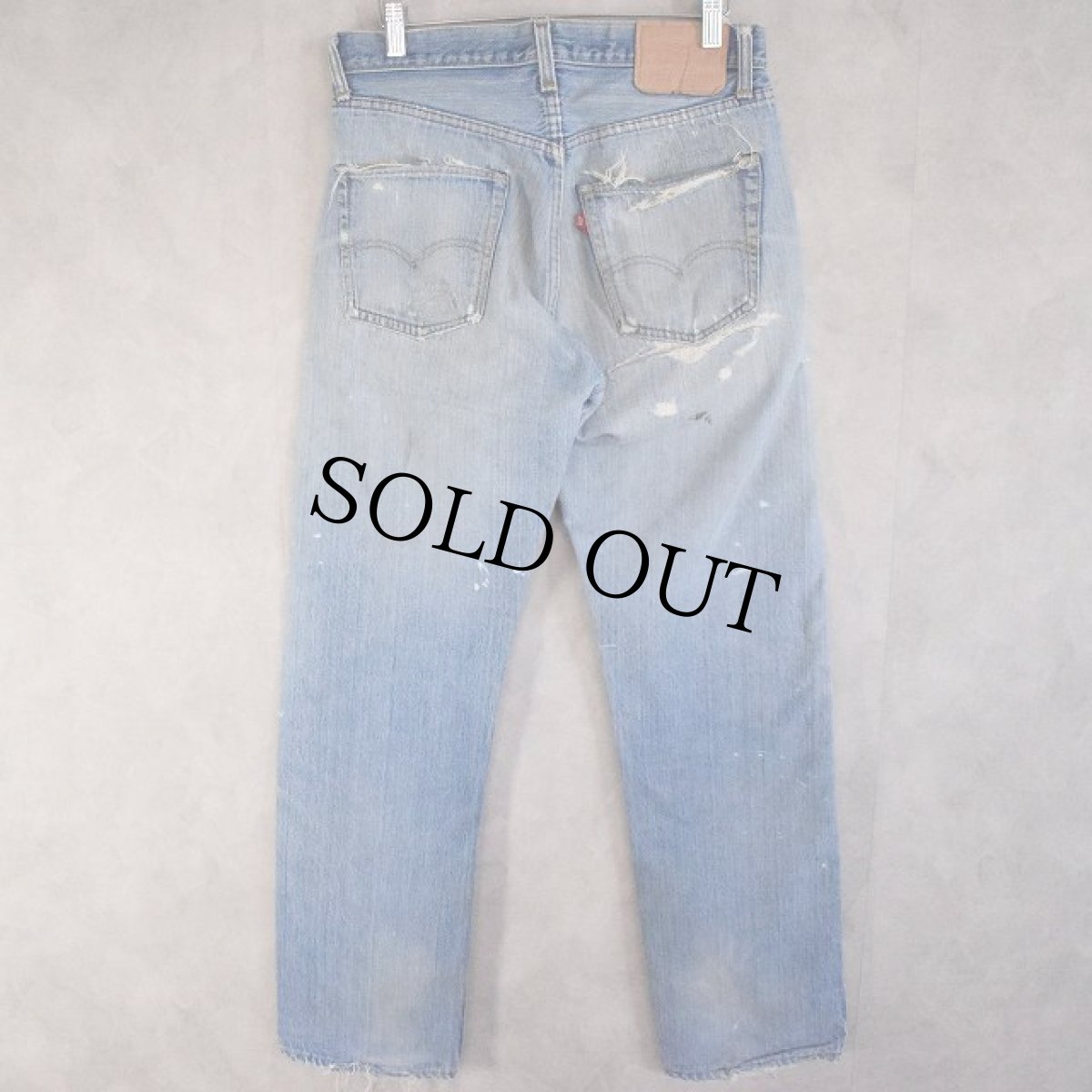 画像2: 70's Levi's 501 66前期 デニムパンツ W30 (2)