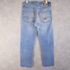 画像2: 70's Levi's 505 ブランクタブ 66single デニムパンツ W31 (2)