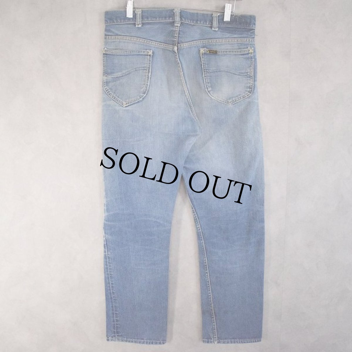 画像2: 70's Lee 101Z サイド黒 デニムパンツ W35 (2)