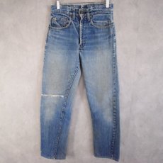 画像1: 70's LEVI'S 505 BIGE デニムパンツ W27 (1)