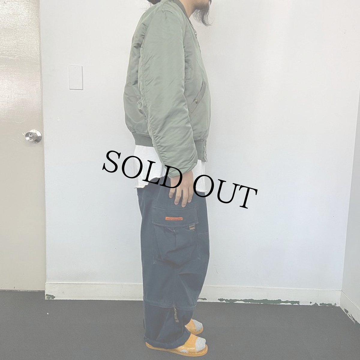 画像4: 50's U.S.AIR FORCE MA-1 Flight Jacket A TYPE 初期型 X-LARGE (4)