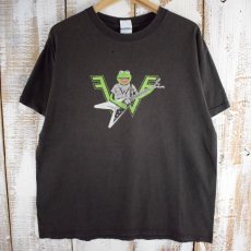 画像1: 2002 Weezer × カーミット USA製 ロックバンドTシャツ L (1)