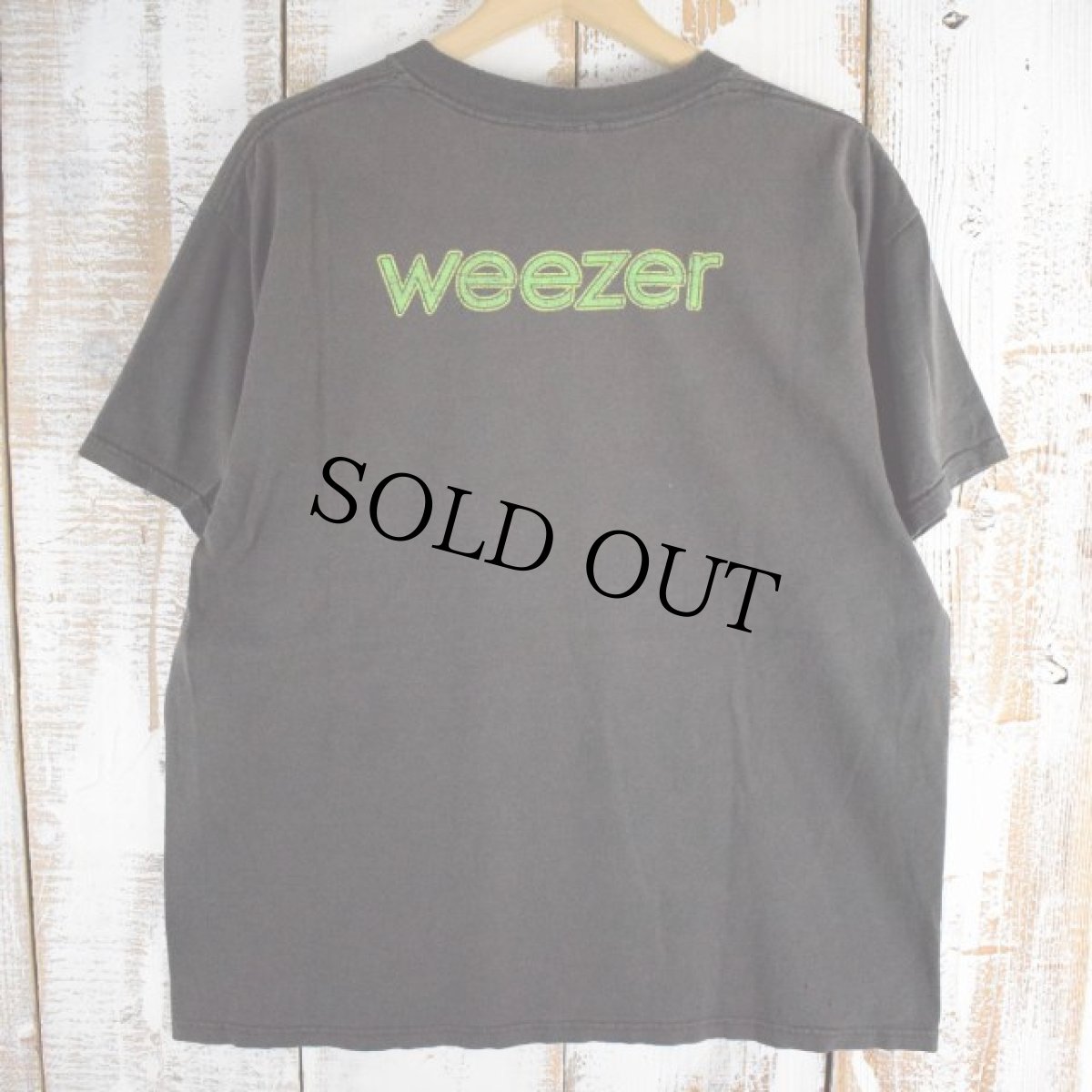 画像2: 2002 Weezer × カーミット USA製 ロックバンドTシャツ L (2)
