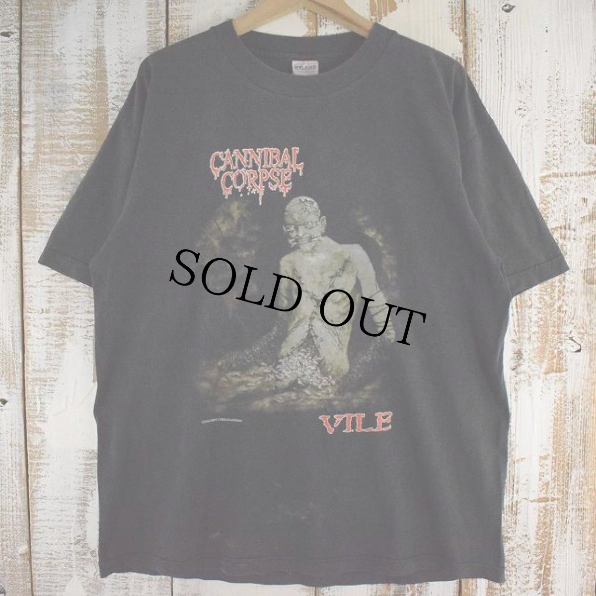 画像1: 90's CANNIBAL CORPSE "Monolith of Death Tour 96" デスメタル・バンドツアーTシャツ XL (1)