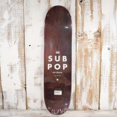 画像2: SUB POP "LOSER" レコード・レーベル スケートボード デッキ 8.375inch 未使用品 (2)