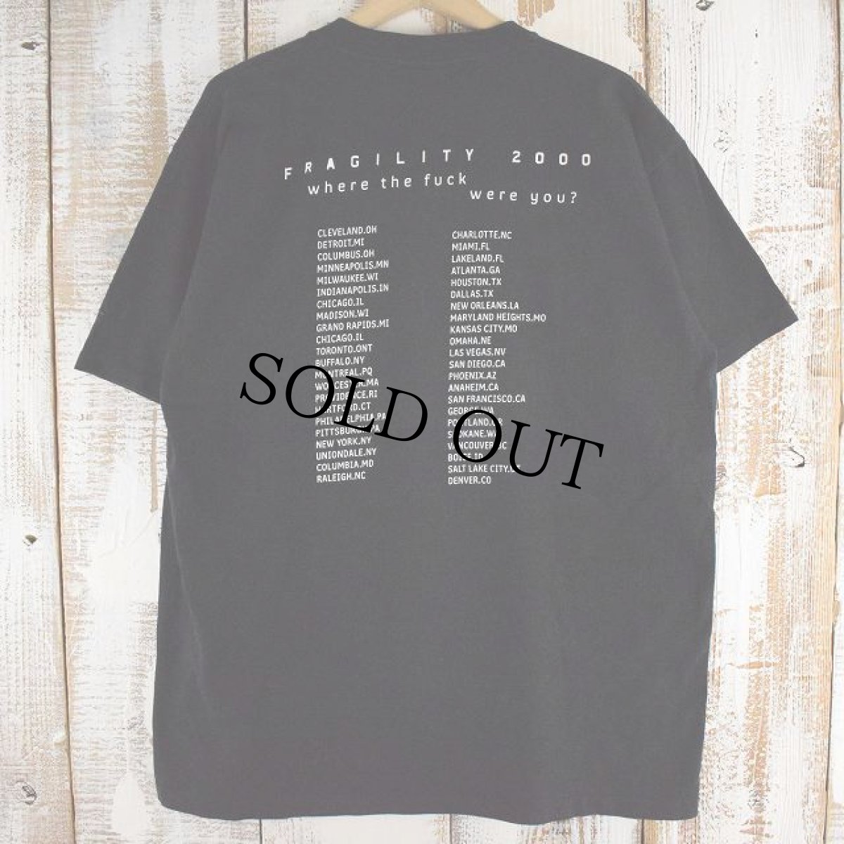 画像2: 90's NINE INCH NAILS USA製 "THE FRAGILE" ロックバンドTシャツ XL (2)