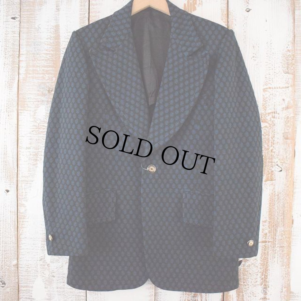 画像2: 70's Malibu CLOTHES 総柄ジャケットセットアップ (2)