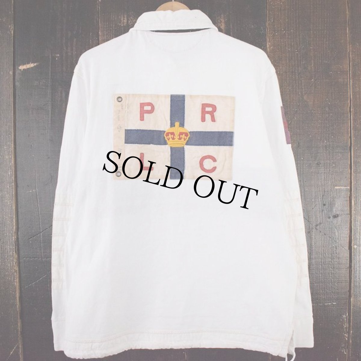 画像2: POLO Ralph Lauren ワッペン付き ラガーシャツ L (2)