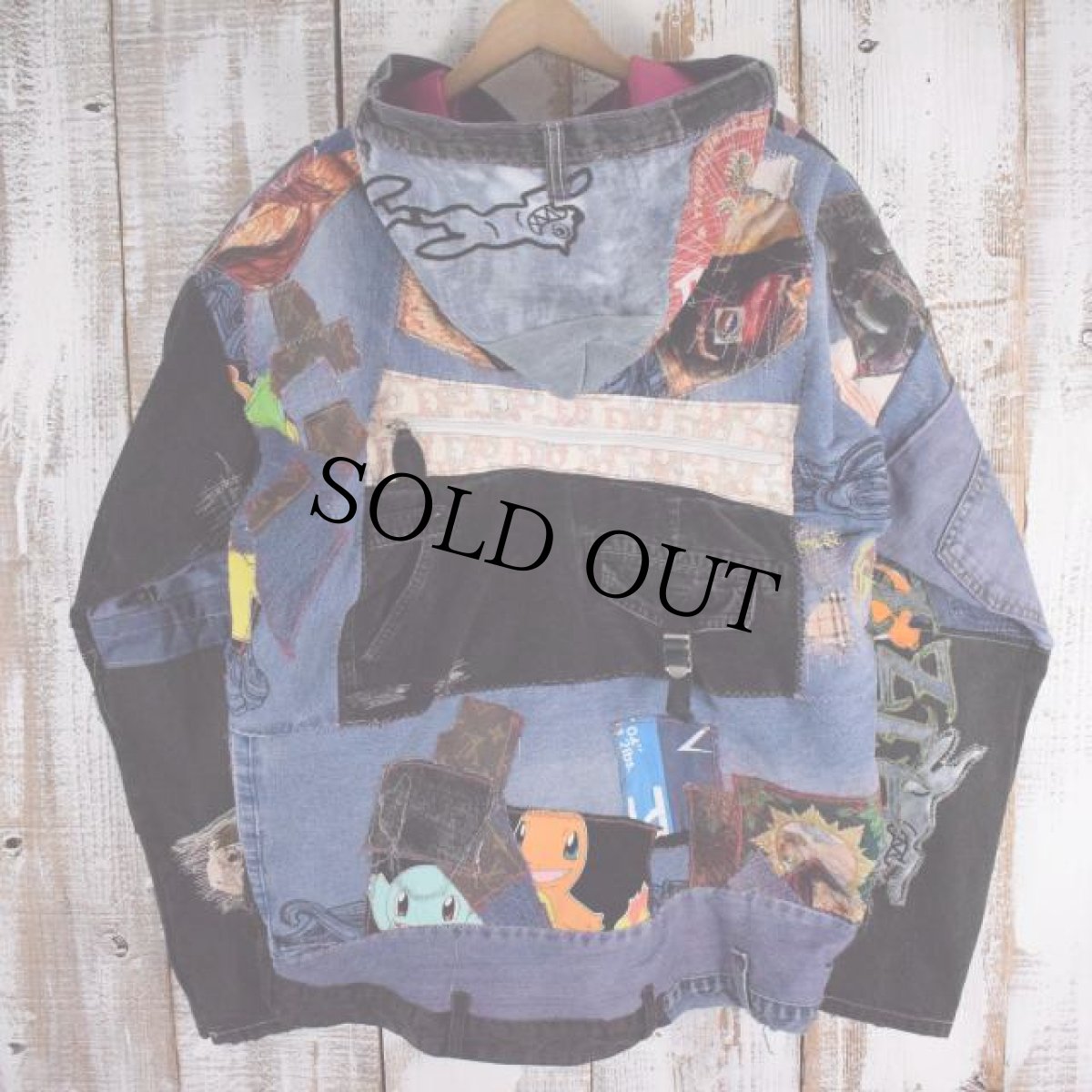 画像2: Bizzrad "Patchworked denim Jacket" パッチワーク デニムジャケット (2)